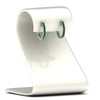 Load image into Gallery viewer, 0.50-ctw-huggie-hoop-emerald-earrings-in-white-gold-FDEAR11260GEMGRANGLE2-0.50-NL-WG