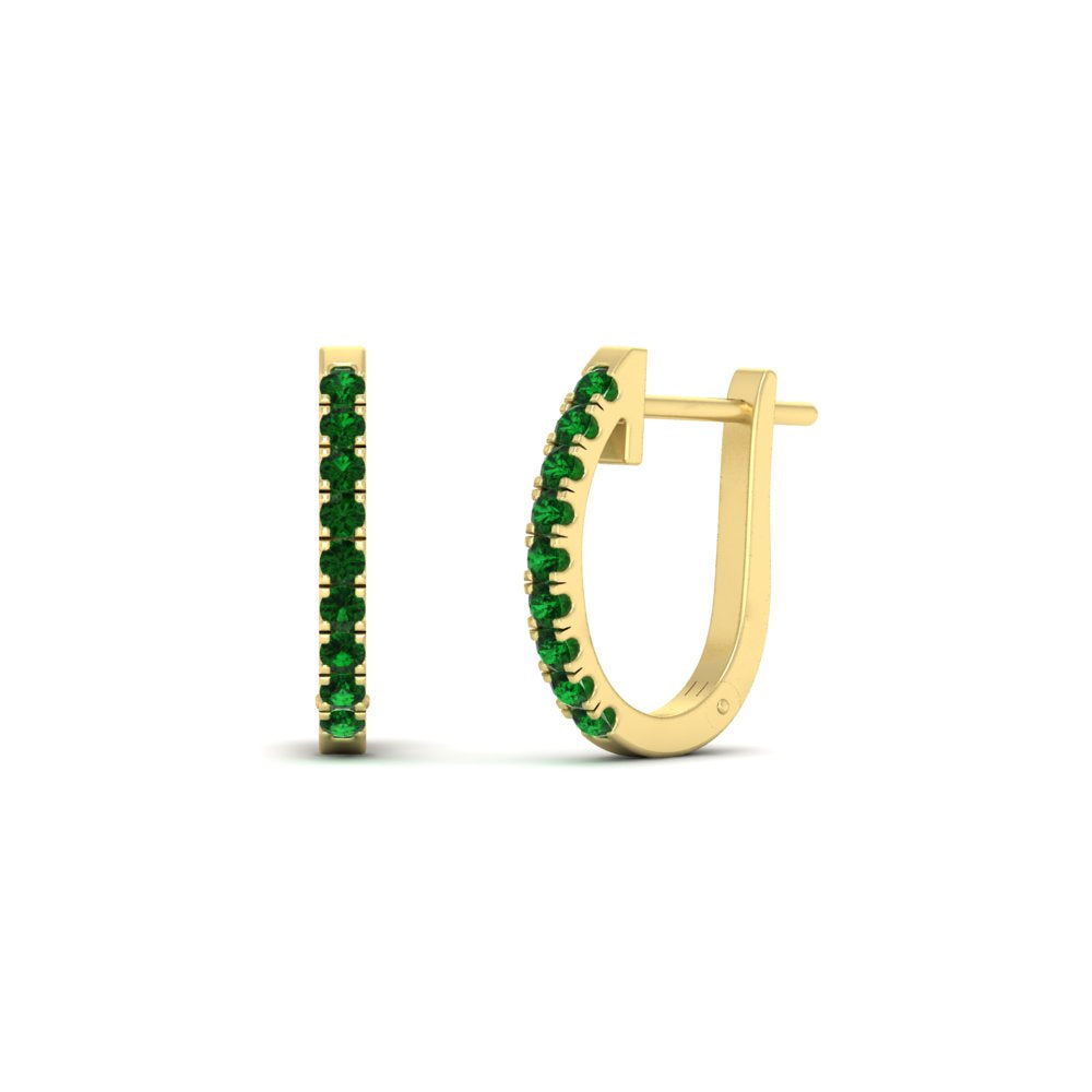 0.50-ctw-huggie-hoop-emerald-earrings-in-yellow-gold-FDEAR11260GEMGRANGLE2-0.50-NL-YG