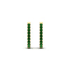 Load image into Gallery viewer, 0.50-ctw-huggie-hoop-emerald-earrings-in-yellow-gold-FDEAR11260GEMGRANGLE2-0.50-NL-YG