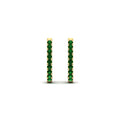 Thumbnail 71 - 0.50-ctw-huggie-hoop-emerald-earrings-in-yellow-gold-FDEAR11260GEMGRANGLE2-0.50-NL-YG