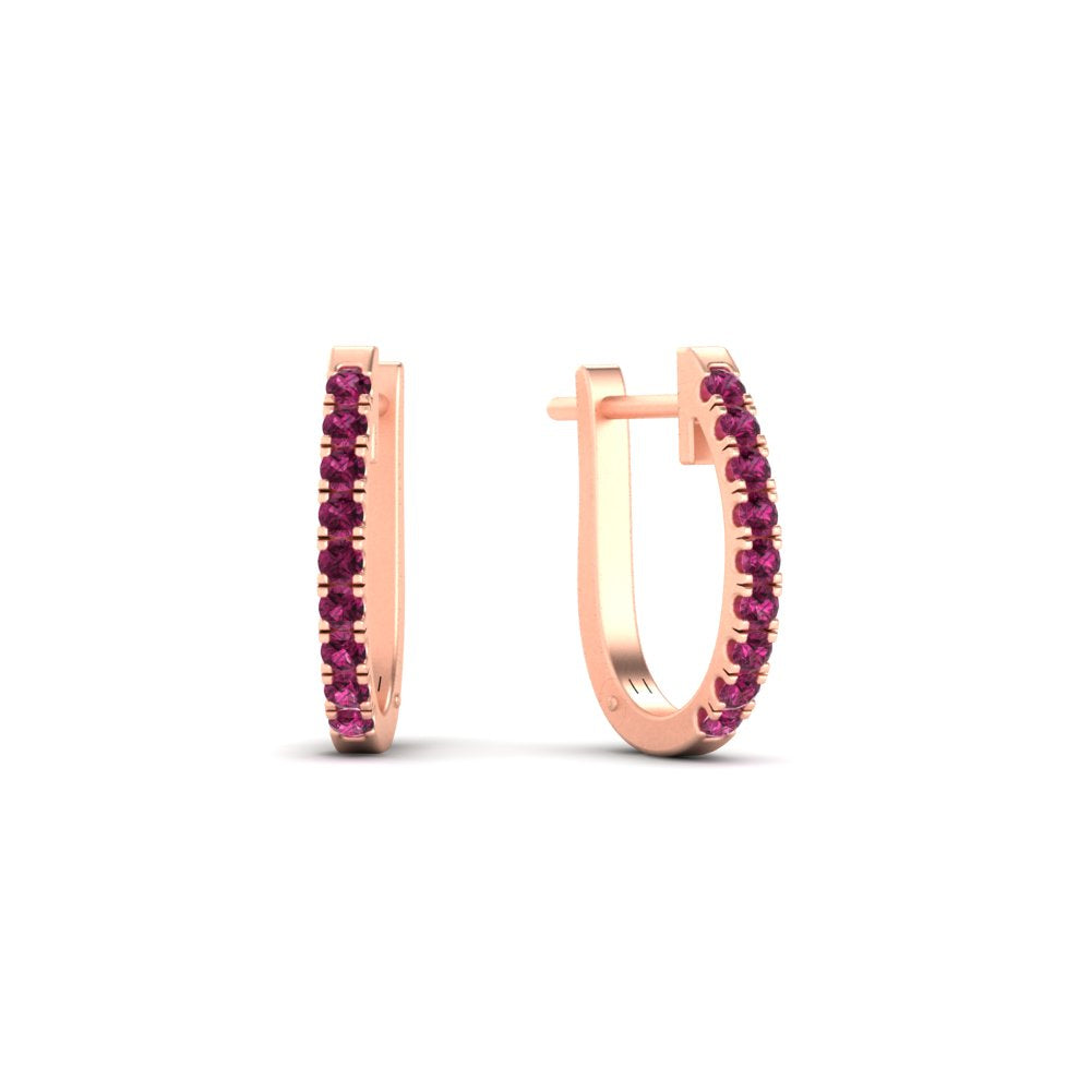 0.50-ctw-huggie-hoop-pink-sapphire-earrings-in-rose-gold-FDEAR11260GSADRPIANGLE2-0.50-NL-RG