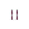 Load image into Gallery viewer, 0.50-ctw-huggie-hoop-pink-sapphire-earrings-in-white-gold-FDEAR11260GSADRPIANGLE2-0.50-NL-WG