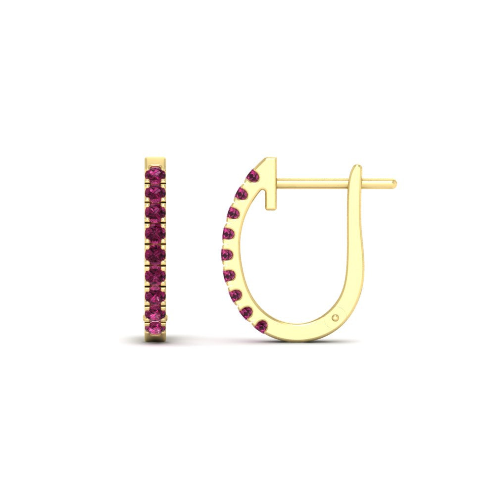 0.50-ctw-huggie-hoop-pink-sapphire-earrings-in-yellow-gold-FDEAR11260GSADRPIANGLE2-0.50-NL-YG