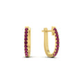 Thumbnail 49 - 0.50-ctw-huggie-hoop-pink-sapphire-earrings-in-yellow-gold-FDEAR11260GSADRPIANGLE2-0.50-NL-YG