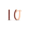 Load image into Gallery viewer, 0.50-ctw-huggie-hoop-ruby-earrings-in-rose-gold-FDEAR11260GRUDRANGLE2-0.50-NL-RG