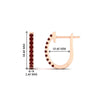 Load image into Gallery viewer, 0.50-ctw-huggie-hoop-ruby-earrings-in-rose-gold-FDEAR11260GRUDRANGLE2-0.50-NL-RG