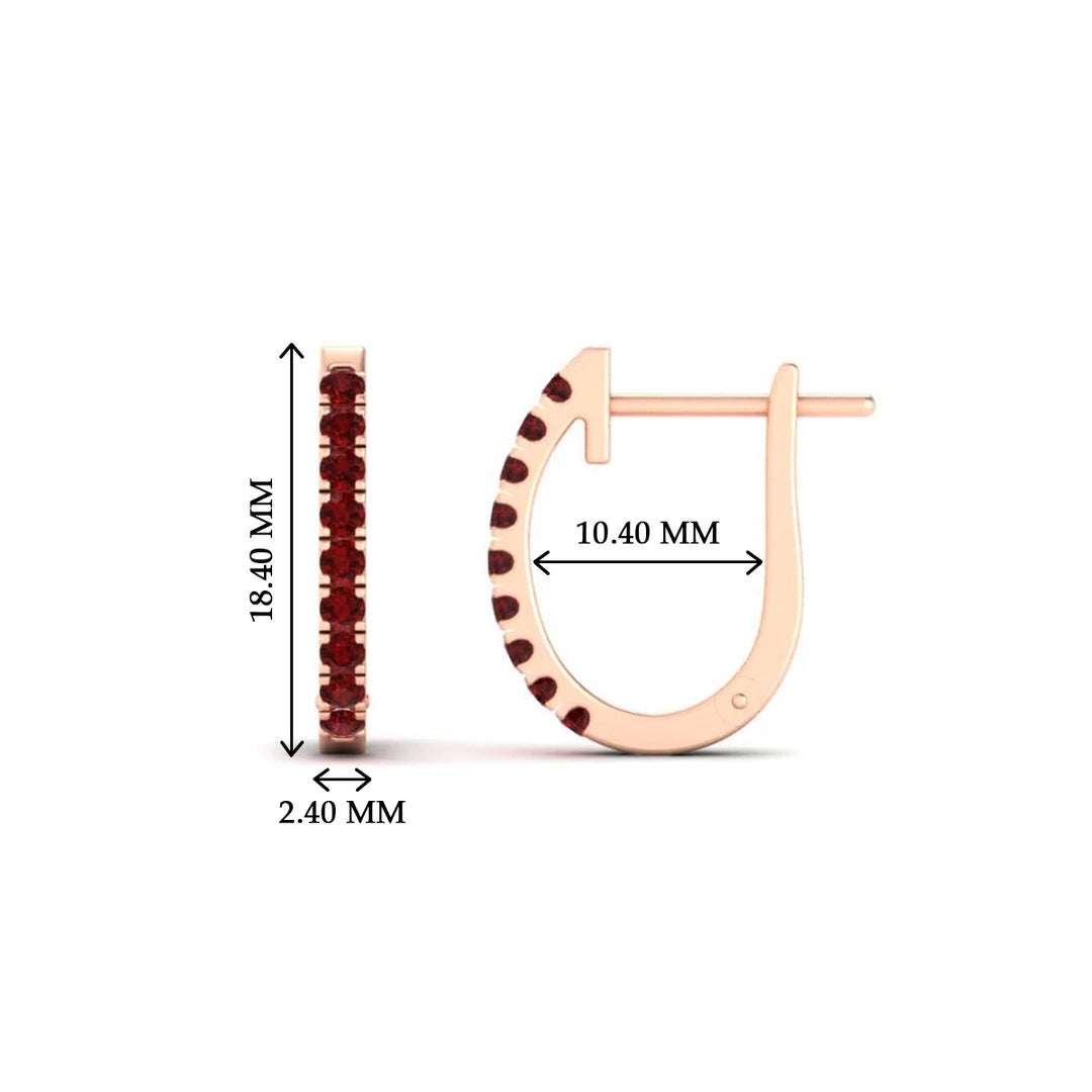 0.50-ctw-huggie-hoop-ruby-earrings-in-rose-gold-FDEAR11260GRUDRANGLE2-0.50-NL-RG