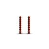 Load image into Gallery viewer, 0.50-ctw-huggie-hoop-ruby-earrings-in-rose-gold-FDEAR11260GRUDRANGLE2-0.50-NL-RG