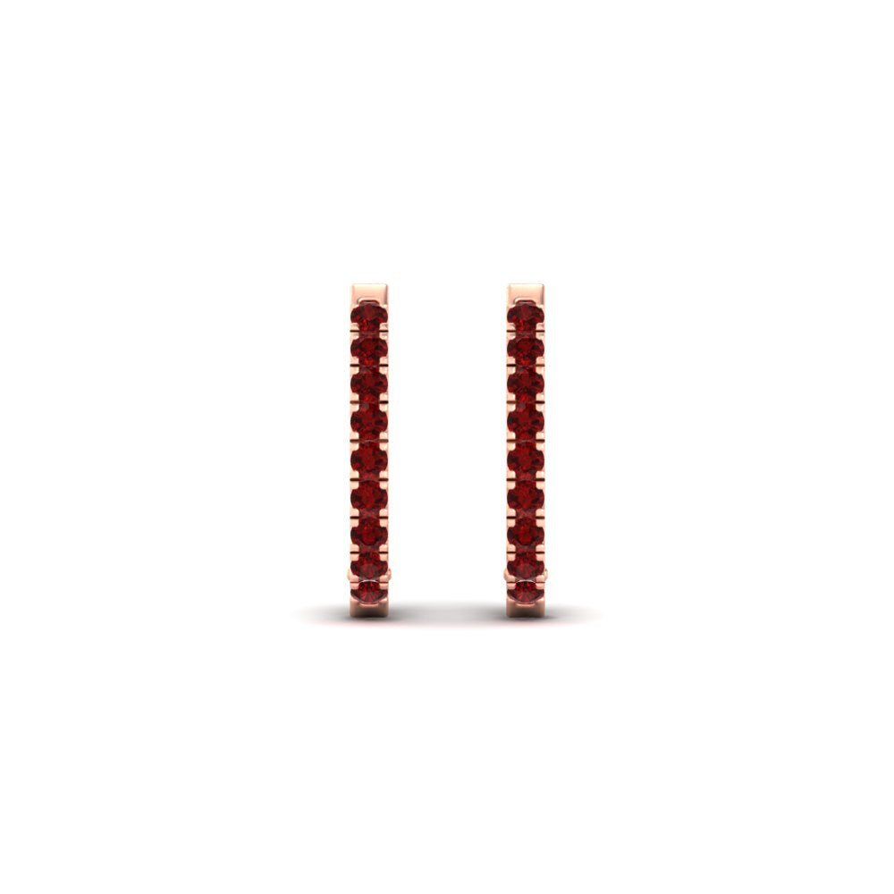 0.50-ctw-huggie-hoop-ruby-earrings-in-rose-gold-FDEAR11260GRUDRANGLE2-0.50-NL-RG