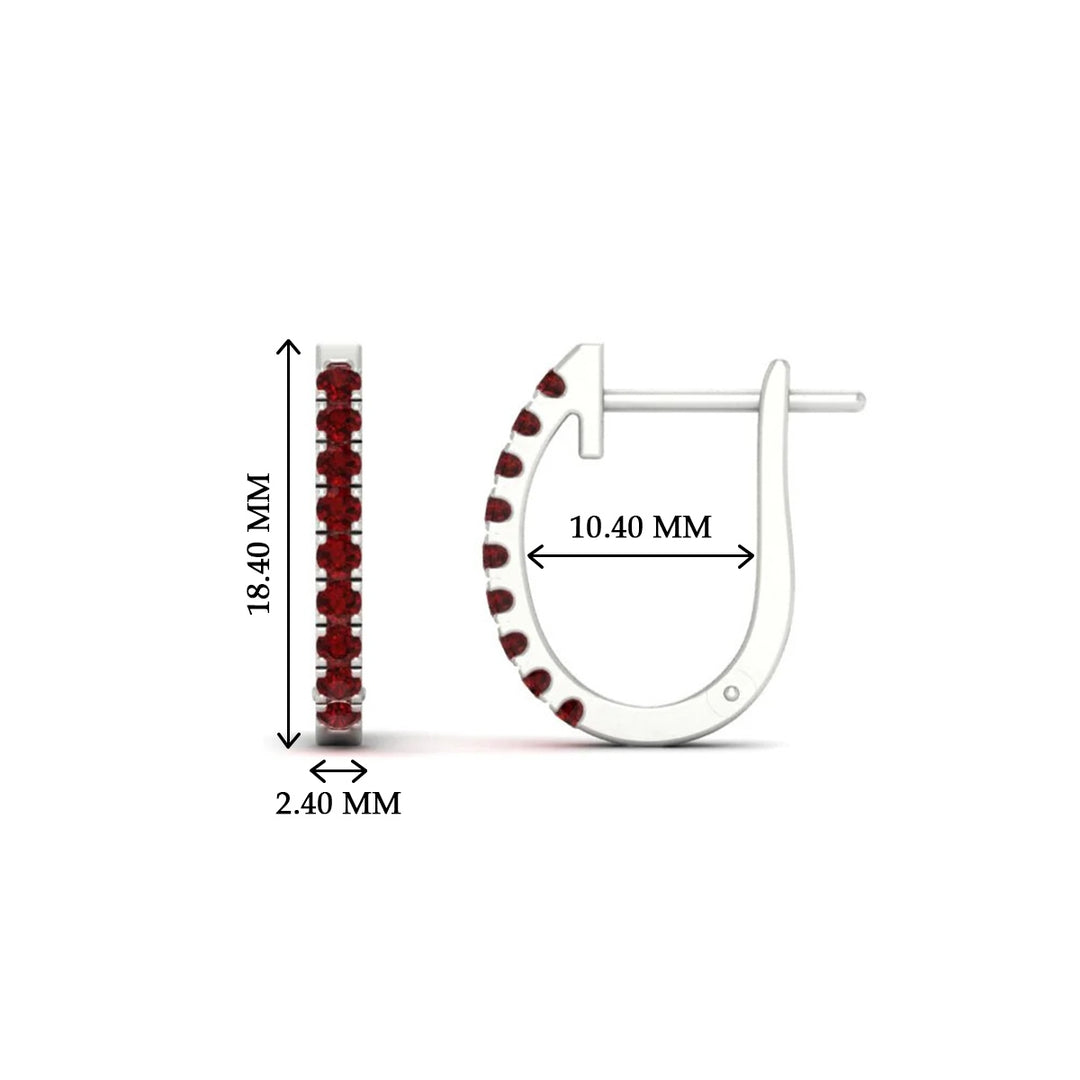 0.50-ctw-huggie-hoop-ruby-earrings-in-white-gold-FDEAR11260GRUDRANGLE2-0.50-NL-WG