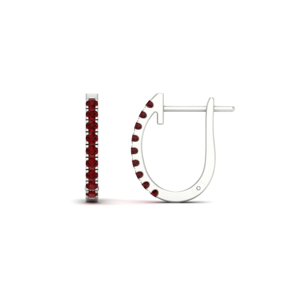 0.50-ctw-huggie-hoop-ruby-earrings-in-white-gold-FDEAR11260GRUDRANGLE2-0.50-NL-WG