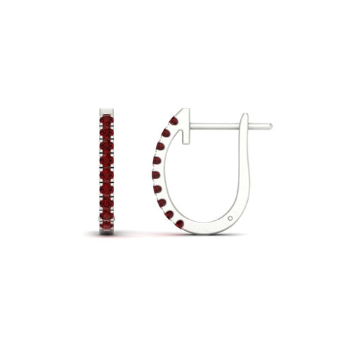 0.50-ctw-huggie-hoop-ruby-earrings-in-white-gold-FDEAR11260GRUDRANGLE2-0.50-NL-WG