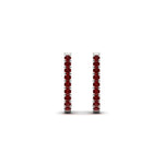Load image into Gallery viewer, 0.50-ctw-huggie-hoop-ruby-earrings-in-white-gold-FDEAR11260GRUDRANGLE2-0.50-NL-WG