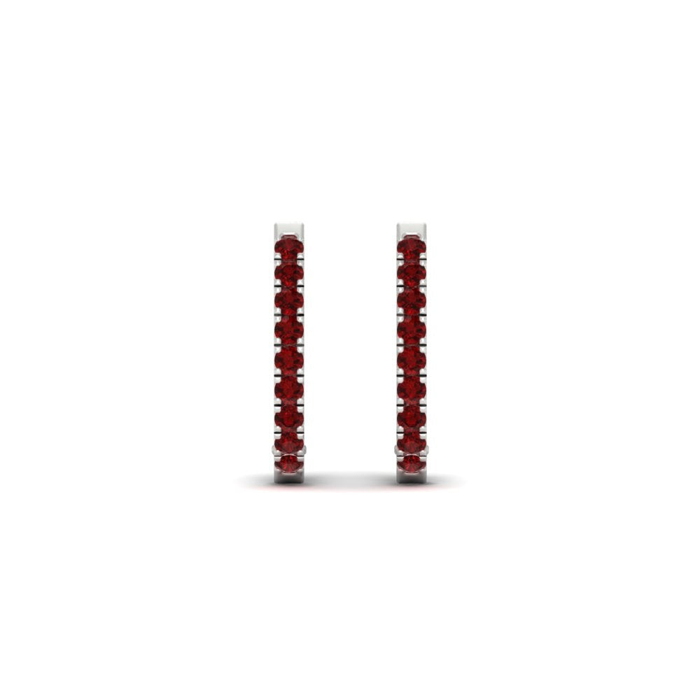 0.50-ctw-huggie-hoop-ruby-earrings-in-white-gold-FDEAR11260GRUDRANGLE2-0.50-NL-WG