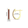 Load image into Gallery viewer, 0.50-ctw-huggie-hoop-ruby-earrings-in-yellow-gold-FDEAR11260GRUDRANGLE2-0.50-NL-YG