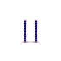 Thumbnail 23 - 0.50-ctw-huggie-hoop-sapphire-earrings-in-rose-gold-FDEAR11260GSABLANGLE2-0.50-NL-RG