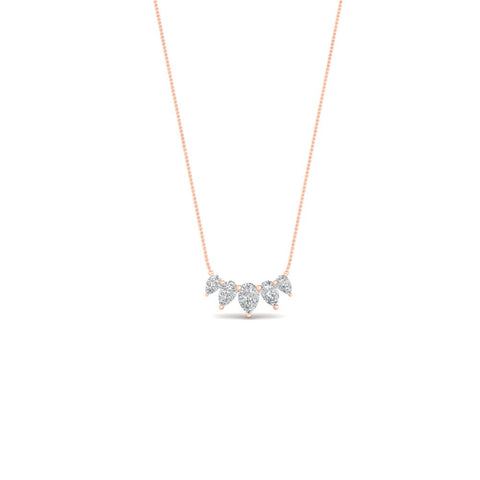 0.75-carat-5-stone-pear-shaped-diamond-necklace-in-rose-gold-FD-PD11130PE-0.75CT-ANGLE1-NL-RG