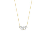 Load image into Gallery viewer, 0.75-carat-5-stone-pear-shaped-diamond-necklace-in-FD-PD11130PE-0.75CT-NL-YG