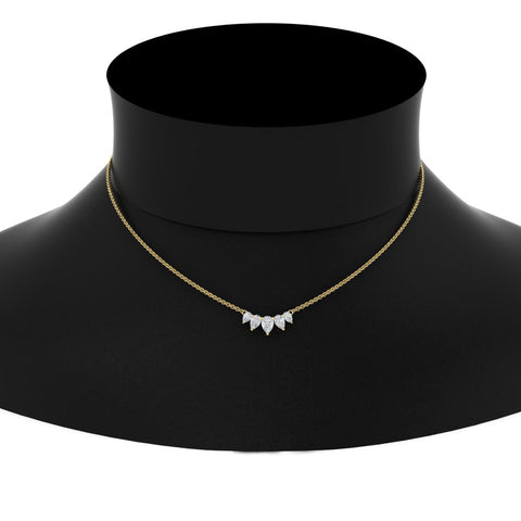 0.75-carat-5-stone-pear-shaped-diamond-necklace-in-yellow-gold-FD-PD11130PE-0.75CT-NECK-NL-YG