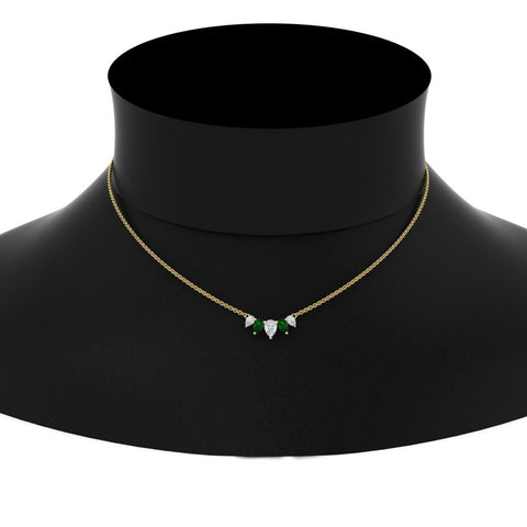0.75-carat-5-stone-pear-shaped-diamond-necklace-with-emerald-in-yellow-gold-FD-PD11130PE-0.75CT-GEMGRNECK-NL-YG