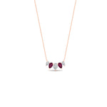 Load image into Gallery viewer, 0.75-carat-5-stone-pear-shaped-diamond-necklace-with-pink-sapphire-in-FD-PD11130PE-0.75CT-GSADRPI-NL-RG