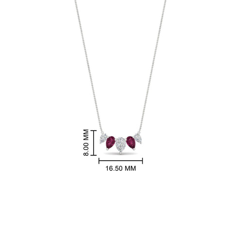 0.75-carat-5-stone-pear-shaped-diamond-necklace-with-pink-sapphire-in-white-gold-FD-PD11130PE-0.75CT-GSADRPIANGLE1-NL-WG-HW