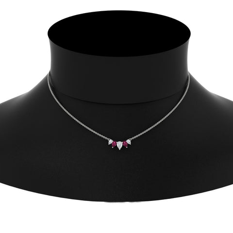 0.75-carat-5-stone-pear-shaped-diamond-necklace-with-pink-sapphire-in-white-gold-FD-PD11130PE-0.75CT-GSADRPINECK-NL-WG