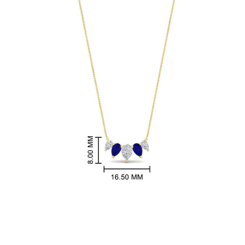 0.75-carat-5-stone-pear-shaped-diamond-necklace-with-sapphire-in-yellow-gold-FD-PD11130PE-0.75CT-GSABLANGLE1-NL-YG-HW