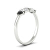 Load image into Gallery viewer, 0.75-carat-5-stone-wedding-band-black-diamond-teardrop-in-white-gold-fdwb8008peblackangle2-0.75ct-nl-wg.jpg