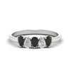Load image into Gallery viewer, 0.75-carat-5-stone-wedding-band-black-diamond-teardrop-in-white-gold-fdwb8008peblacksleep-0.75ct-nl-wg.jpg
