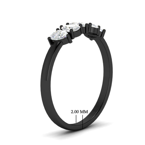 0.75-carat-5-stone-wedding-band-diamond-teardrop-in-black-gold-fdwb8008peangle2-0.75ct-nl-bg-hw