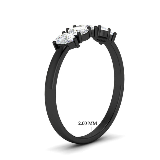 0.75-carat-5-stone-wedding-band-diamond-teardrop-in-black-gold-fdwb8008peangle2-0.75ct-nl-bg-hw