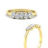 Load image into Gallery viewer, 0.75-carat-5-stone-wedding-band-diamond-teardrop-in-yellow-gold-fdwb8008peangle3-0.75ct-nl-yg.jpg