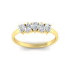 Load image into Gallery viewer, 0.75-carat-5-stone-wedding-band-diamond-teardrop-in-yellow-gold-fdwb8008peangle5-0.75ct-nl-yg.jpg