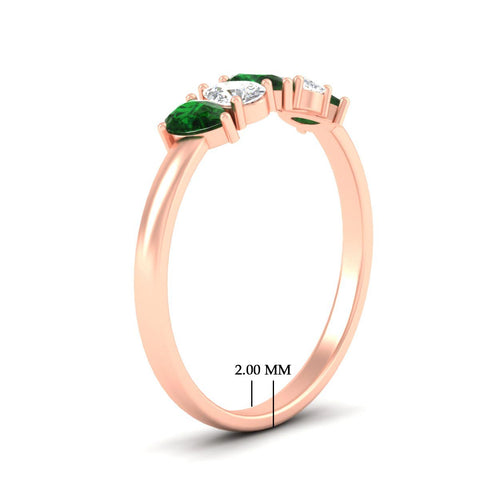 0.75-carat-5-stone-wedding-band-emerald-teardrop-in-rose-gold-fdwb8008pegemgrangle2-0.75ct-nl-rg-hw.jpg