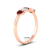 Load image into Gallery viewer, 0.75-carat-5-stone-wedding-band-ruby-teardrop-in-rose-gold-fdwb8008pegrudrangle2-0.75ct-nl-rg-hw.jpg