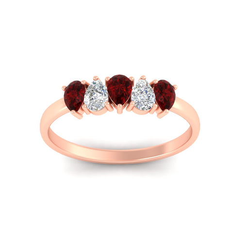 0.75-carat-5-stone-wedding-band-ruby-teardrop-in-rose-gold-fdwb8008pegrudrangle5-0.75ct-nl-rg.jpg