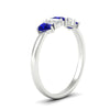 Load image into Gallery viewer, 0.75-carat-5-stone-wedding-band-sapphire-teardrop-in-white-gold-fdwb8008pegsablangle2-0.75ct-nl-wg.jpg