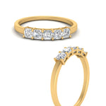 Load image into Gallery viewer, 0.75-carat-basket-5-asscher-cut-wedding-ring-in-yellow-gold-FD10118B-0.15-ANGLE3-NL-YG
