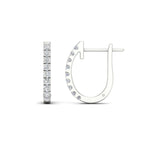 Load image into Gallery viewer, 0.75-carat-classic-diamond-huggie-hoop-earring-in-white-gold-FDEAR11260ANGLE2-0.75-NL-WG
