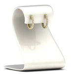 Load image into Gallery viewer, 0.75-carat-classic-diamond-huggie-hoop-earring-in-yellow-gold-FDEAR11260ANGLE2-0.75-NL-YG
