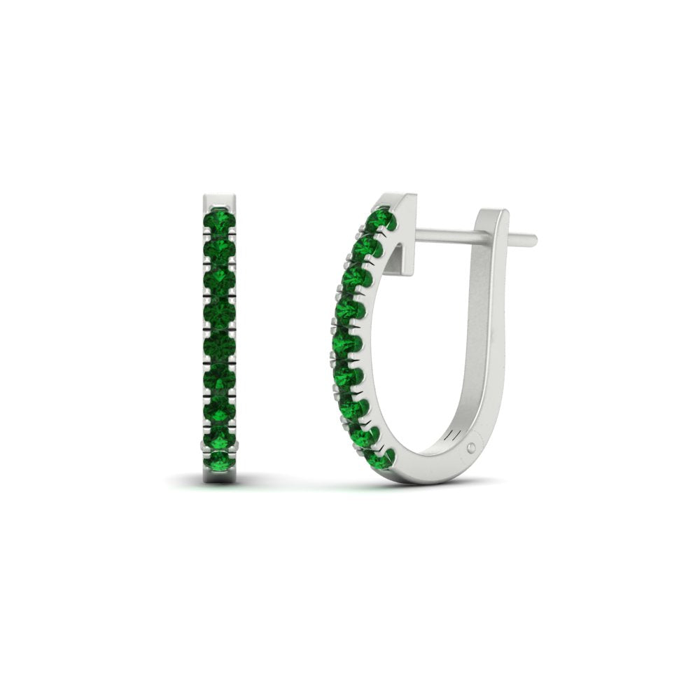 0.75-carat-classic-emerald-huggie-hoop-earring-in-white-gold-FDEAR11260GEMGRANGLE2-0.75-NL-WG
