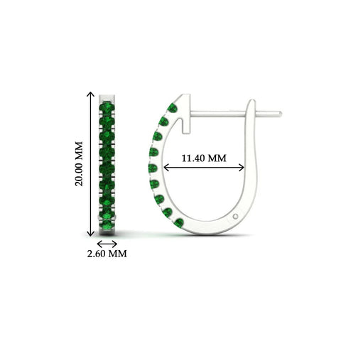 0.75-carat-classic-emerald-huggie-hoop-earring-in-white-gold-FDEAR11260GEMGRANGLE2-0.75-NL-WG
