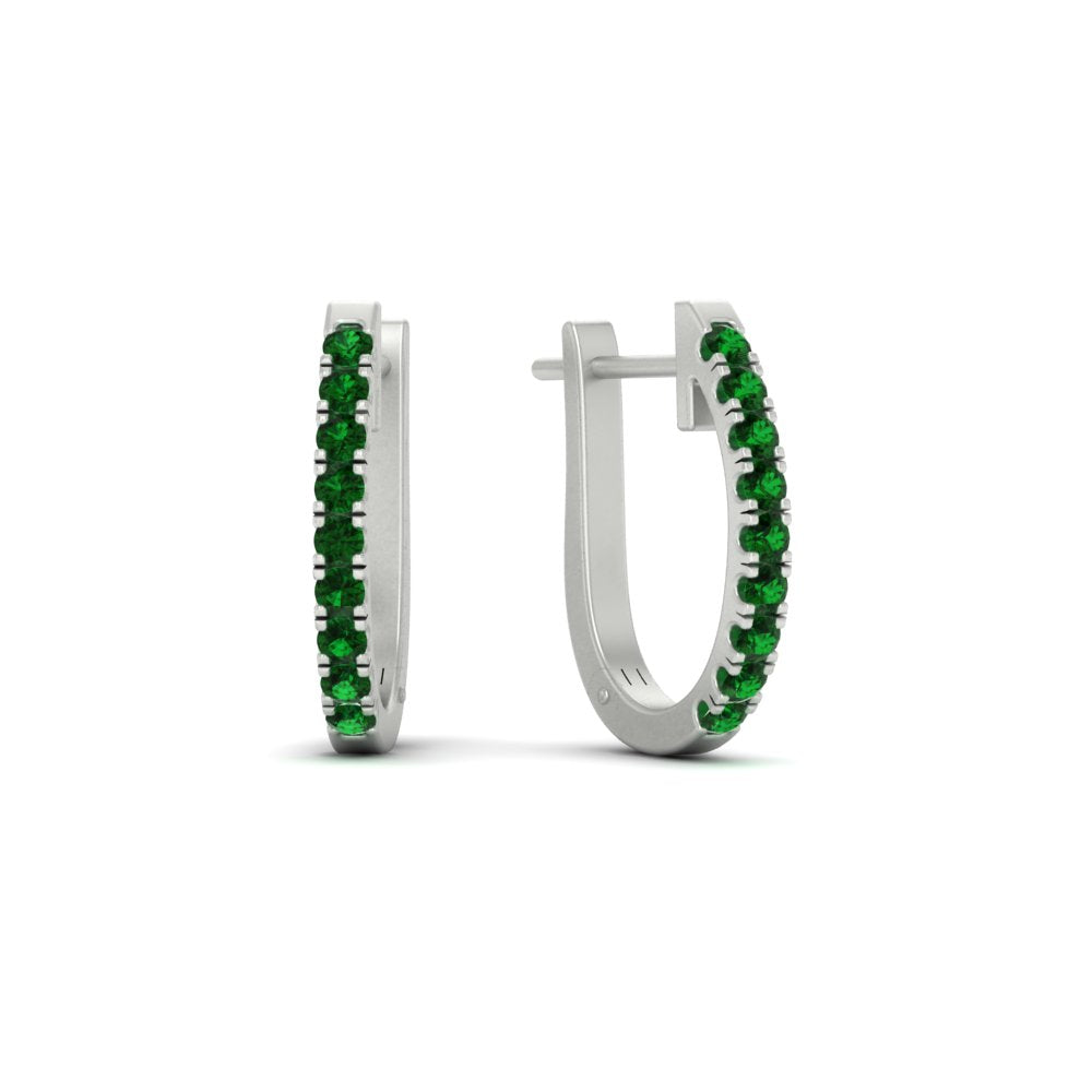 0.75-carat-classic-emerald-huggie-hoop-earring-in-white-gold-FDEAR11260GEMGRANGLE2-0.75-NL-WG