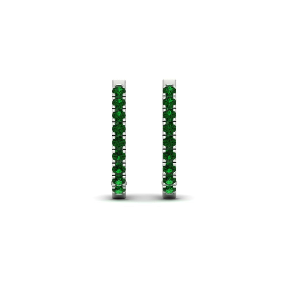 0.75-carat-classic-emerald-huggie-hoop-earring-in-white-gold-FDEAR11260GEMGRANGLE2-0.75-NL-WG