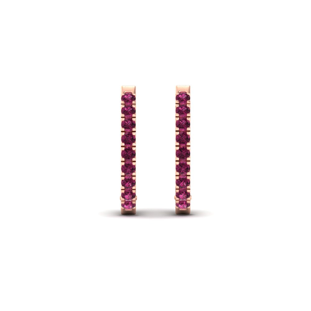 0.75-carat-classic-pink-sapphire-huggie-hoop-earring-in-rose-gold-FDEAR11260GSADRPIANGLE2-0.75-NL-RG