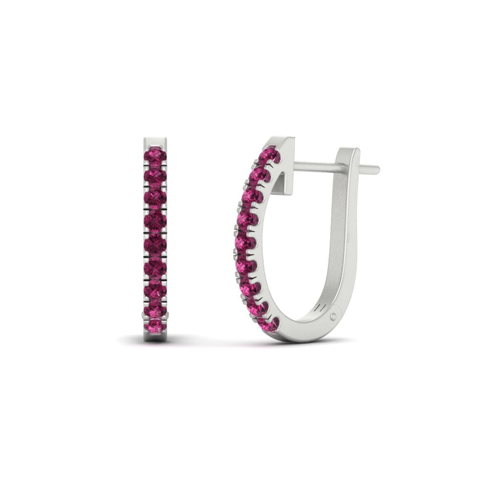0.75-carat-classic-pink-sapphire-huggie-hoop-earring-in-white-gold-FDEAR11260GSADRPIANGLE2-0.75-NL-WG