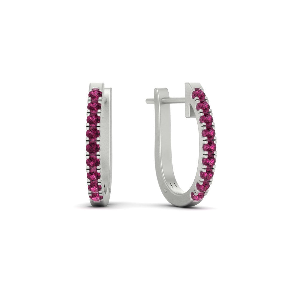 0.75-carat-classic-pink-sapphire-huggie-hoop-earring-in-white-gold-FDEAR11260GSADRPIANGLE2-0.75-NL-WG
