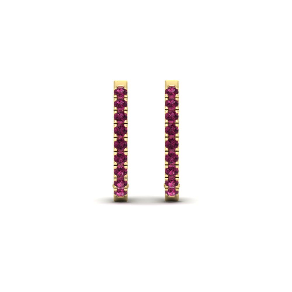 0.75-carat-classic-pink-sapphire-huggie-hoop-earring-in-yellow-gold-FDEAR11260GSADRPIANGLE2-0.75-NL-YG