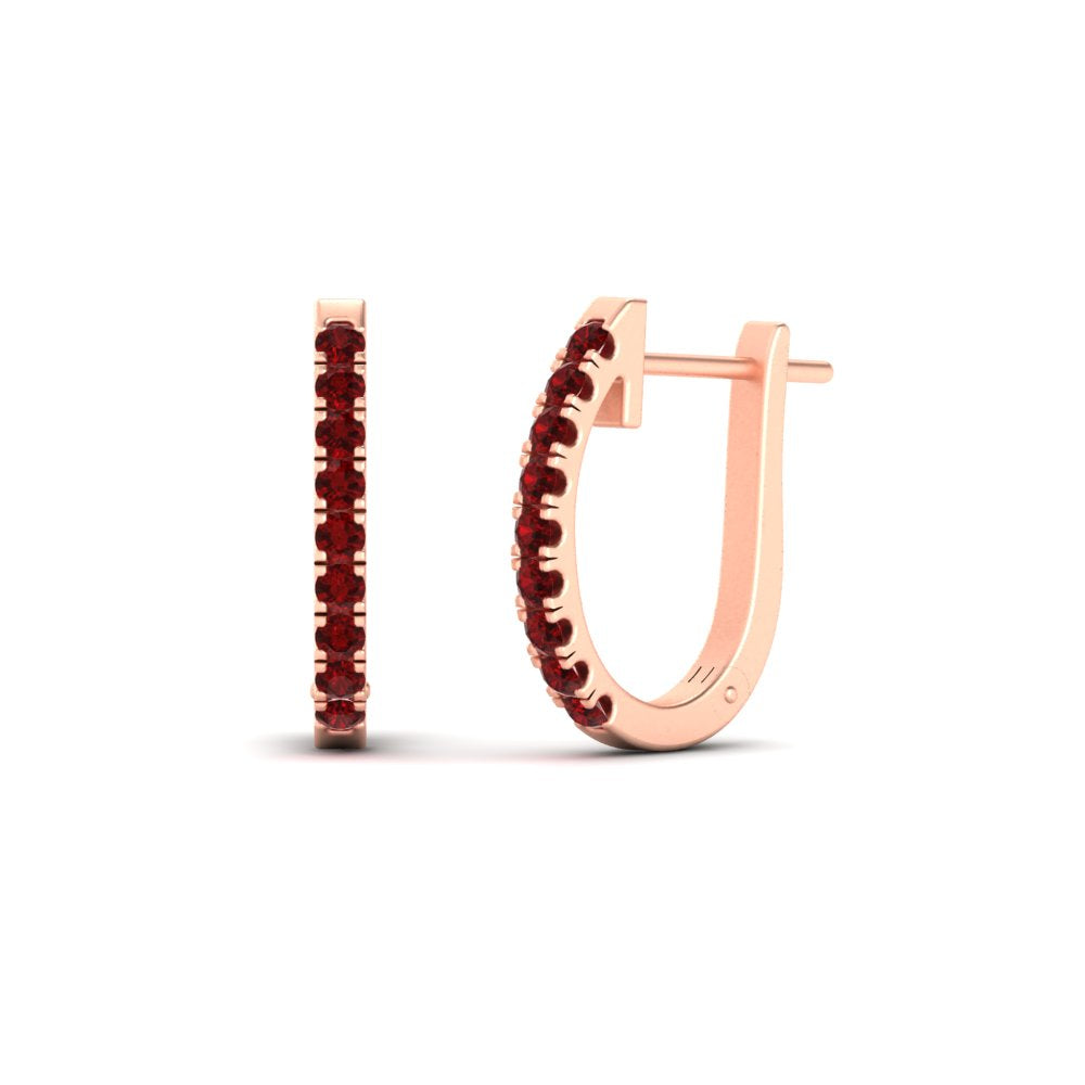 0.75-carat-classic-ruby-huggie-hoop-earring-in-rose-gold-FDEAR11260GRUDRANGLE2-0.75-NL-RG